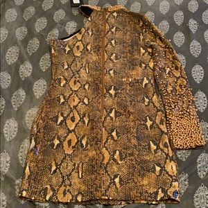 Snakeskin Embellished Dressed